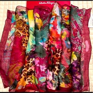 Salvatore Ferragamo silk scarf